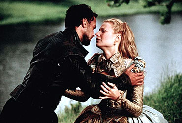 Сцена из фильма Джона Мэддена Влюблённый Шекспир. 1998  -  Scene from the film Shakespeare in love of John Madden