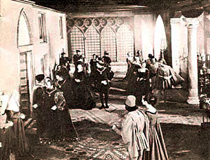 Ballroom scene in the Castellani's  Romeo and Juliet , 1954  -  ����� ���� � ������ ����������