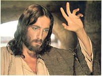 Robert Powell as Jesus of Nazareth in Zeffirelli's film -        