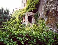 the porched terrace of Palazzo Borghese n Artena used instead of the movie-balcony