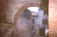 Artena. The place where Romeo climbed over the Capulet's wall thanks to the big stones in the corner