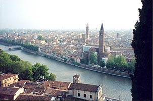   ,         -  panoramic view of real Verona seen in the beginning of Zefforelli's film