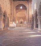 Inside the church of San Pietro. Tuscania