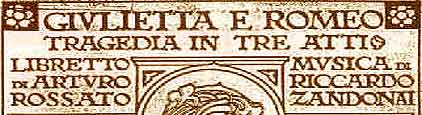 a piece of the libretto  