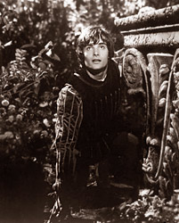Romeo in the garden