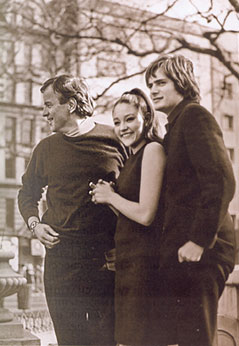 Franco Zeffirelli with Olivia Hussey and Leonard Whiting, 1968  -               