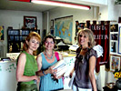 В Клубе Джульетты: Ольга, Мануэла, Джованна. Верона  -  Италия  -  май, 2009